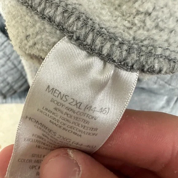 Starter 2XL Mens Gray Sweatpants Lounge Pants Activewear Casual Logo 44-46 - Picture 9 of 11